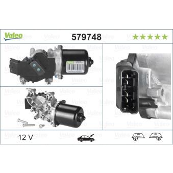 Moteur d'essuie-glace VALEO 579748 pour VOLVO 960 1.6 - 110cv