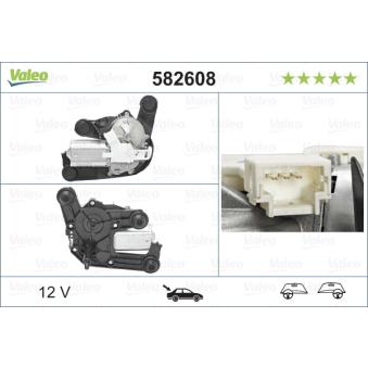 Moteur d'essuie-glace VALEO [582608]