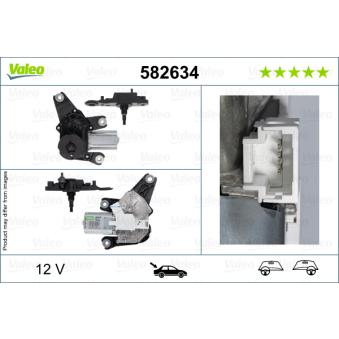 Moteur d'essuie-glace VALEO 582634 pour RENAULT ESPACE 1.9 DCI - 120cv