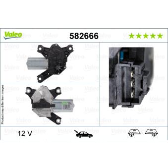 Moteur d'essuie-glace VALEO 582666 pour VOLVO S60 2.0 CDTI - 110cv
