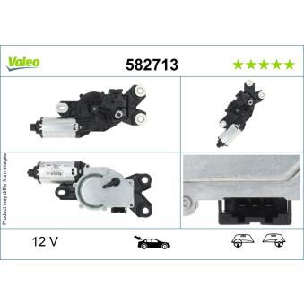 Moteur d'essuie-glace VALEO 582713 pour SMART FORTWO electric drive Brabus - 82cv