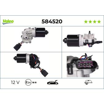 Moteur d'essuie-glace VALEO [584520]