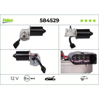 Moteur d'essuie-glace VALEO 584529 pour FIAT BRAVO 2.5 TDI - 150cv Moteur d'essuie-glace VALEO 584529 pour FIAT BRAVO 2.5 TDI - 150cv