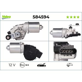 Moteur d'essuie-glace VALEO 584594 pour OPEL INSIGNIA 2.0 Biturbo CDTI 4x4 - 190cv Moteur d'essuie-glace VALEO 584594 pour OPEL INSIGNIA 2.0 Biturbo CDTI 4x4 - 190cv