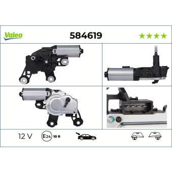 Moteur d'essuie-glace VALEO [584619]