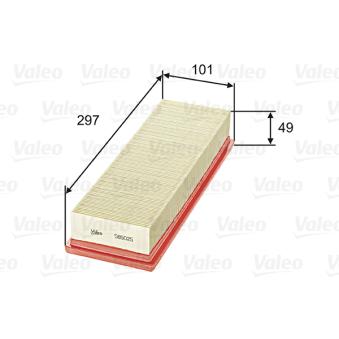 Filtre à air VALEO OEM 96144871