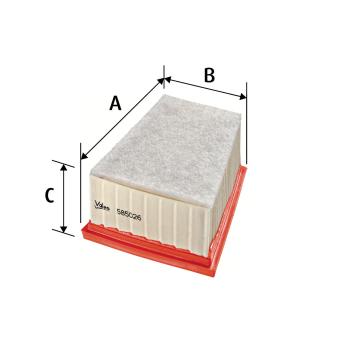 Filtre à air VALEO [585026]