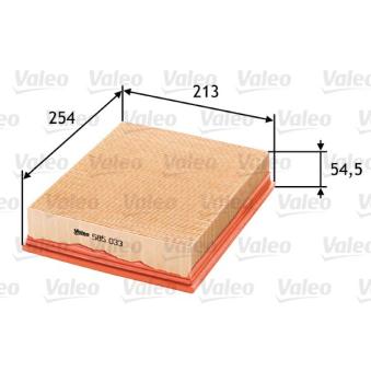 Filtre à air VALEO OEM 90220955
