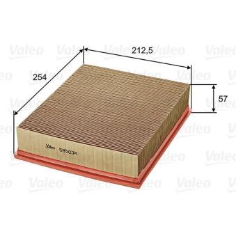 Filtre à air VALEO OEM 870X9601CCA