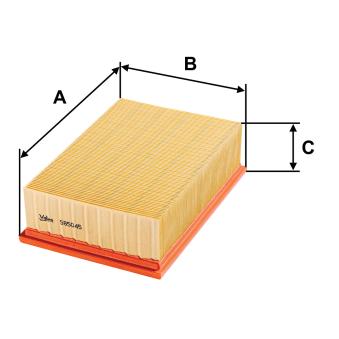Filtre à air VALEO OEM 1444TZ