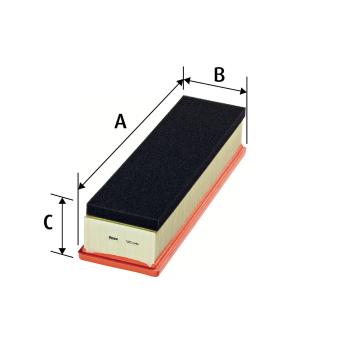 Filtre à air VALEO 585049 pour PEUGEOT PARTNER 1.4 - 73cv