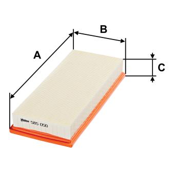 Filtre à air VALEO 585050 pour MERCEDES-BENZ SPRINTER 1.8 16V - 110cv