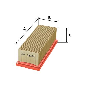 Filtre à air VALEO [585064]