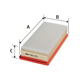 Filtre à air VALEO [585072]