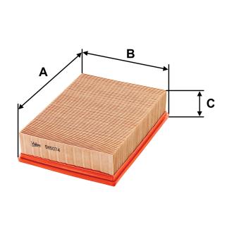 Filtre à air VALEO OEM 13721730946