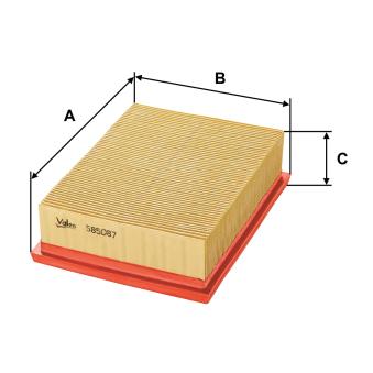 Filtre à air VALEO OEM 030198620 Filtre à air VALEO OEM 030198620