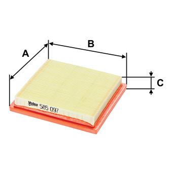 Filtre à air VALEO [585097]