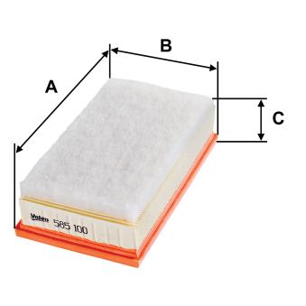 Filtre à air VALEO [585100]