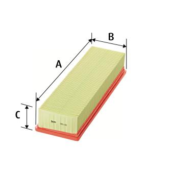 Filtre à air VALEO 585130 pour PEUGEOT PARTNER 1.4 - 73cv