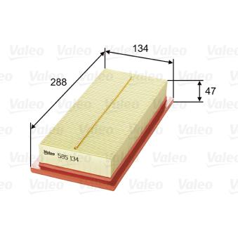 Filtre à air VALEO OEM 71736145 Filtre à air VALEO OEM 71736145
