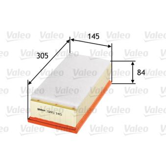 Filtre à air VALEO OEM 178010R010