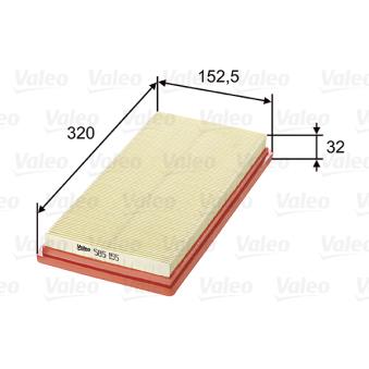 Filtre à air VALEO OEM 51773404 Filtre à air VALEO OEM 51773404