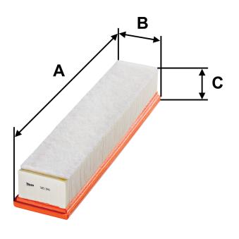 Filtre à air VALEO [585180]