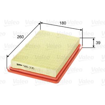 Filtre à air VALEO OEM PC1124