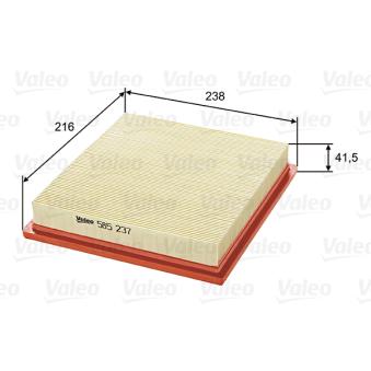 Filtre à air VALEO OEM 04861480AA
