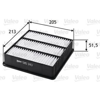 Filtre à air VALEO OEM XR188657