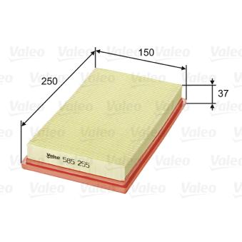 Filtre à air VALEO OEM 156017800171