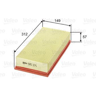 Filtre à air VALEO OEM 6610580