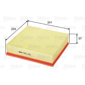 Filtre à air VALEO OEM 88VB9601AA