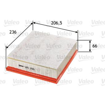 Filtre à air VALEO OEM 1418712