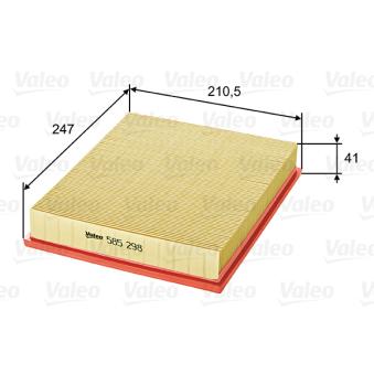 Filtre à air VALEO OEM 25062268