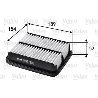 Filtre à air VALEO OEM 1378060G00