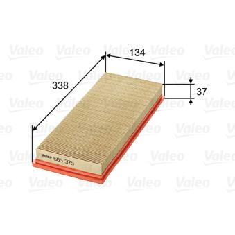 Filtre à air VALEO OEM 93152111