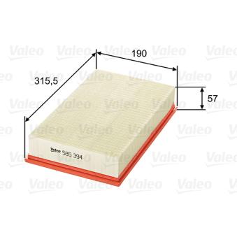 Filtre à air VALEO OEM 1120940104