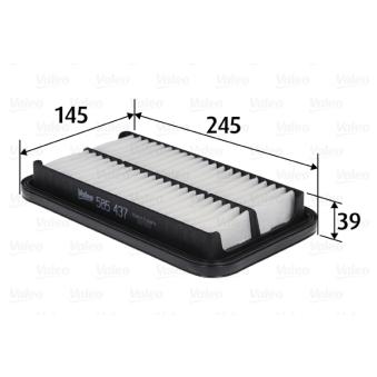 Filtre à air VALEO OEM 1378068K00