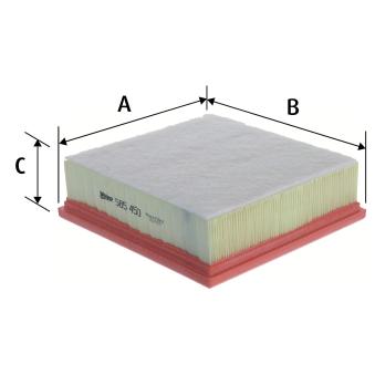Filtre à air VALEO OEM 835075