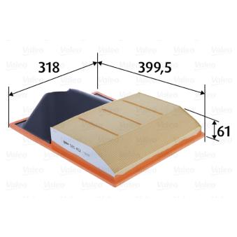 Filtre à air VALEO OEM 5801317096