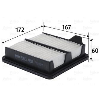 Filtre à air VALEO OEM 17220RB0000