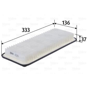 Filtre à air VALEO OEM 1780140040