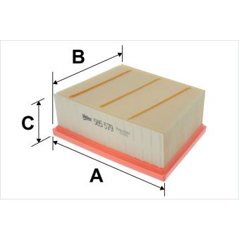 Filtre à air VALEO OEM 2066235
