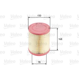 Filtre à air VALEO OEM 4F0133843A