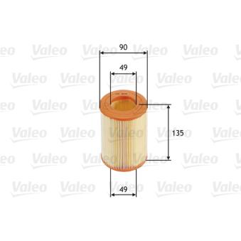 Filtre à air VALEO OEM 0004591V001