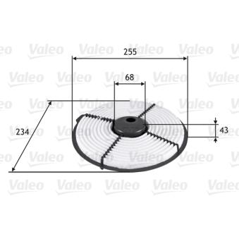 Filtre à air VALEO OEM AG758