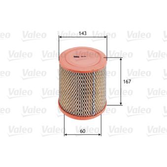 Filtre à air VALEO OEM 4891097AA