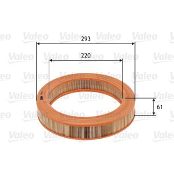 Filtre à air VALEO OEM 1378060A00