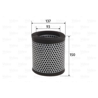 Filtre à air VALEO OEM 5012647